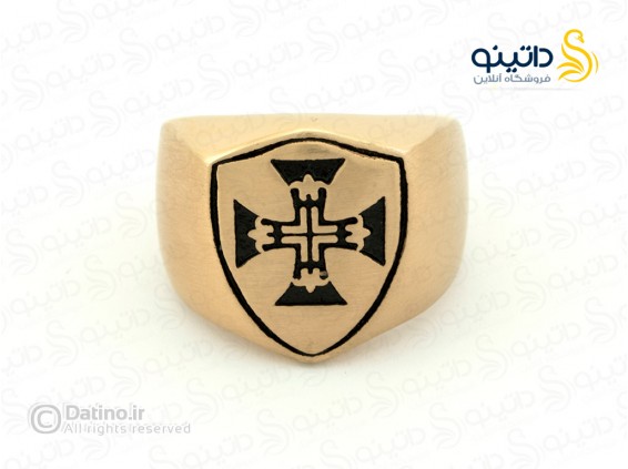 عکس انگشتر مردانه نماد جنگهای صلیبی xiaonuo-r-4 - انواع مدل انگشتر مردانه نماد جنگهای صلیبی xiaonuo-r-4