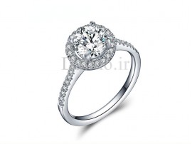 انگشتر زنانه سیمپل اسکای الماس-Royal.R.1