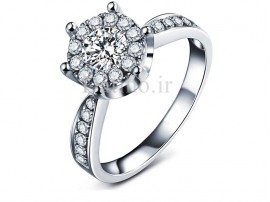 انگشتر زنانه الماس کیوت کویین-Royal.R.11