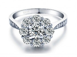 انگشتر زنانه آندره فلاور الماس-Royal.R.25