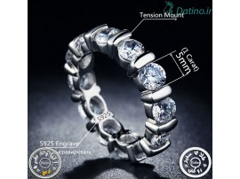 انگشتر زنانه زیرکن ویلر-Royal.R.36