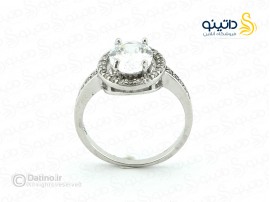 انگشتر زنانه زیرکن سیمپل اسکای اُوال-Royal.R.85