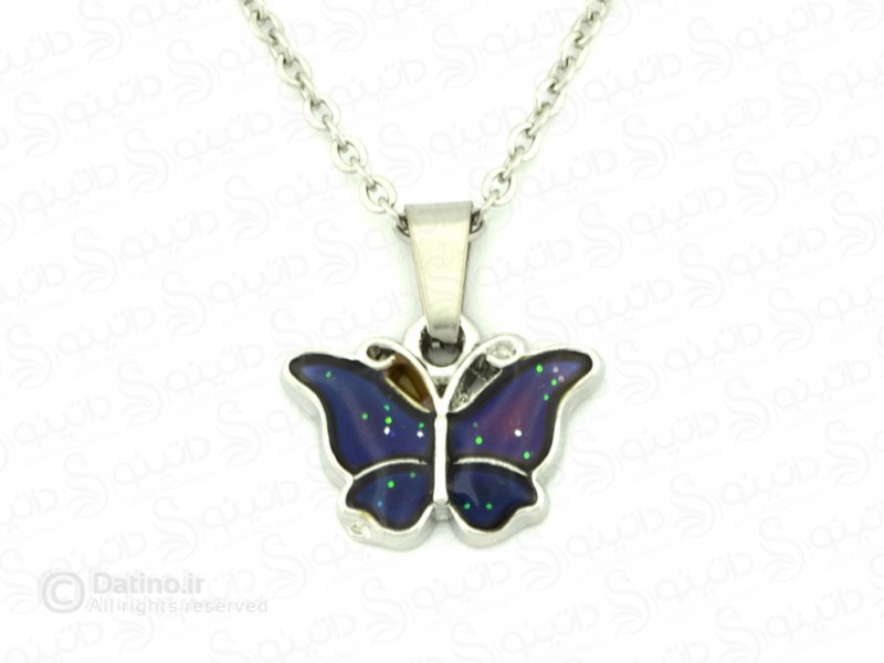 عکس گردنبند جادویی زنانه پروانه 11211 - انواع مدل گردنبند جادویی زنانه پروانه 11211
