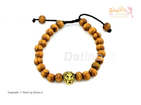 عکس دستبند مردانه شیر طلایی-zarrin-b-14 - انواع مدل دستبند مردانه شیر طلایی-zarrin-b-14