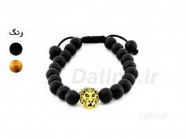دستبند مردانه شیر طلایی-zarrin-b-14