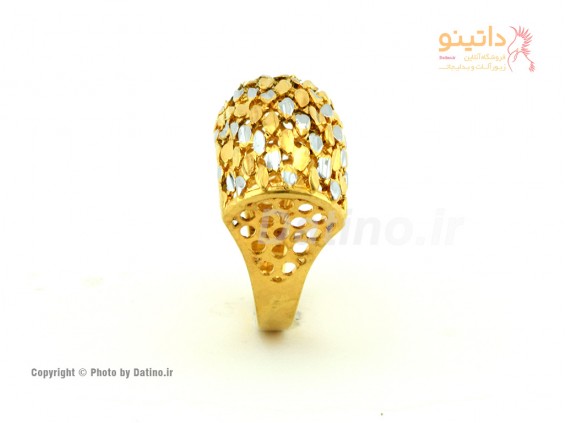 عکس انگشتر زنانه طرح طلای اسکارلت-Zarrin.R.25 - انواع مدل انگشتر زنانه طرح طلای اسکارلت-Zarrin.R.25