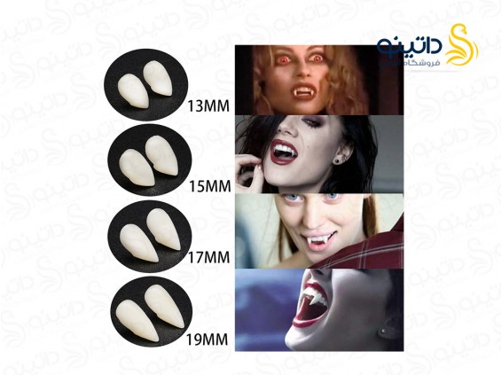 عکس دندان طرح خون آشام جفت 10497 - انواع مدل دندان طرح خون آشام جفت 10497