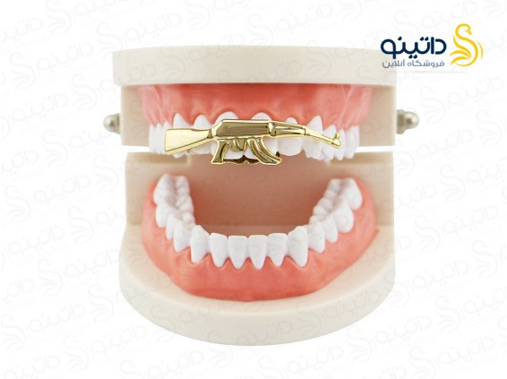عکس روکش دندان هیپ هاپ دندان کلاشینکف hiphop-tooth-3 - انواع مدل روکش دندان هیپ هاپ دندان کلاشینکف hiphop-tooth-3